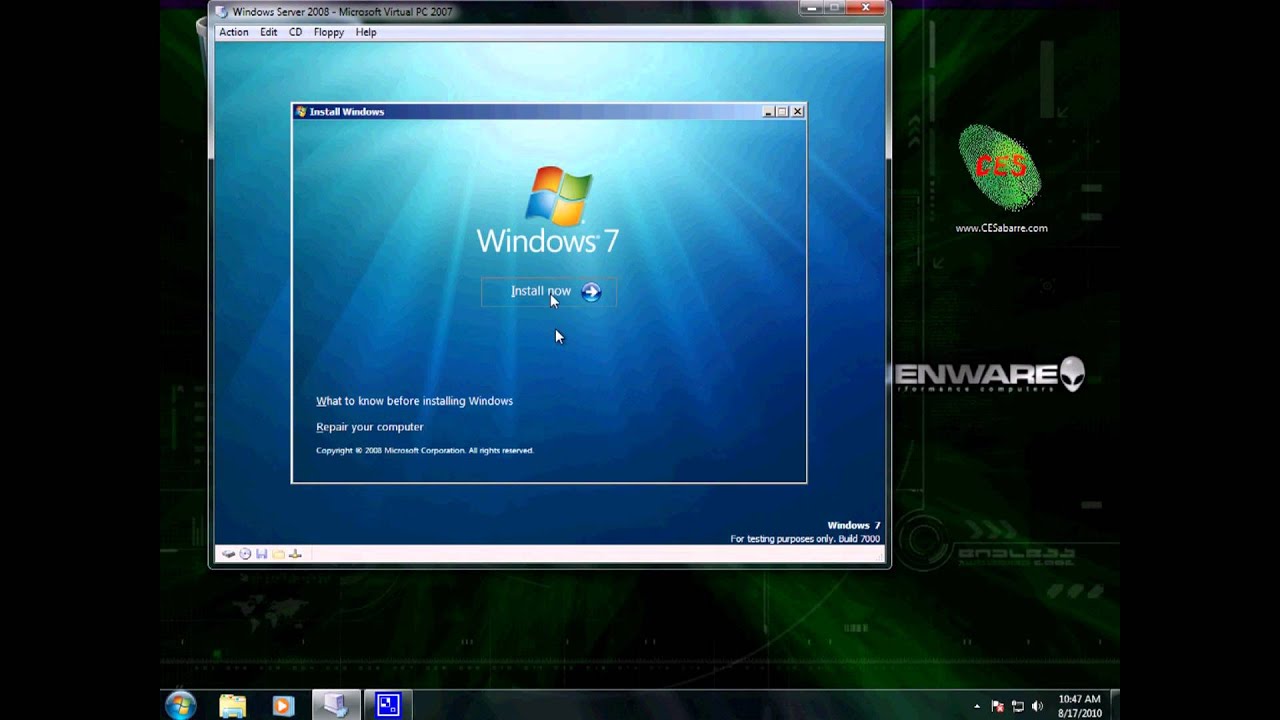 Windows 7 Server